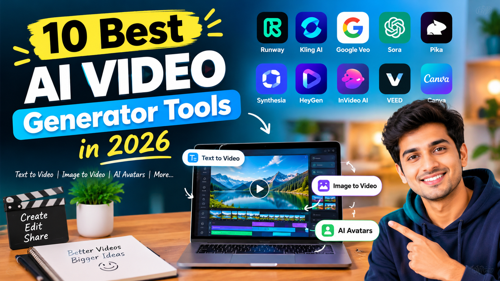 10 Best AI Video Generator Tools in 2026